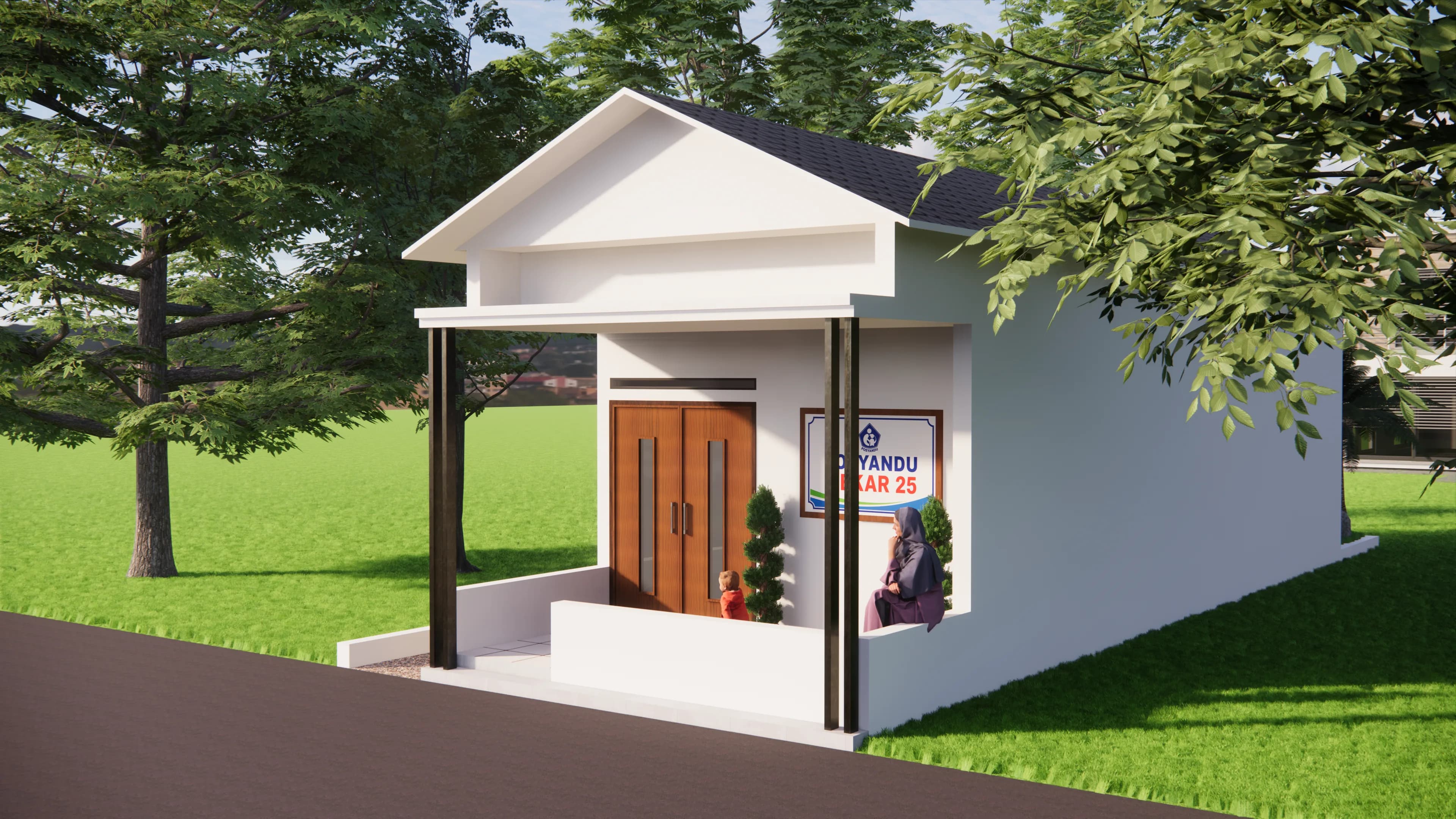 Community Health Center (Posyandu) — render 1
