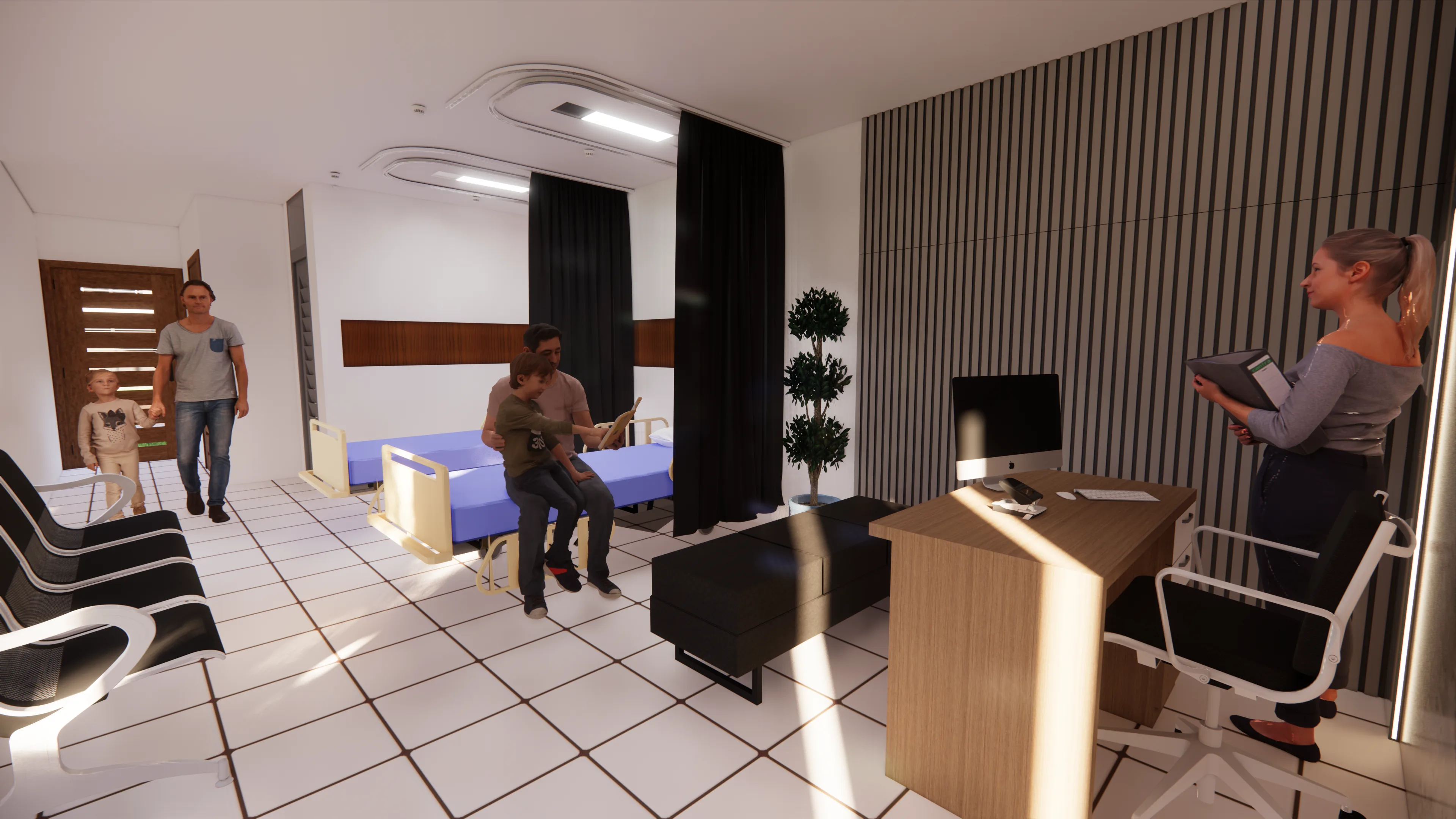 Community Health Center (Posyandu) — render 3