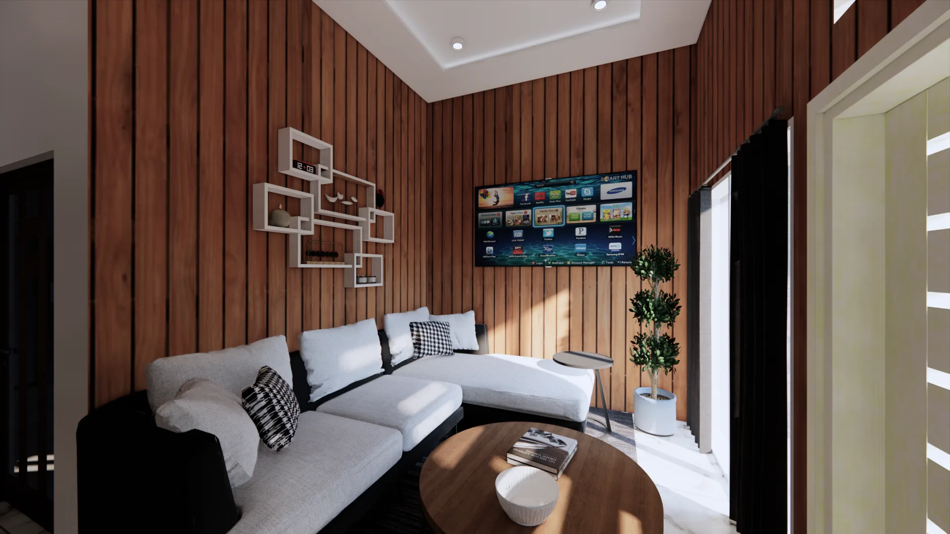 Modern Gable Residence — render 3
