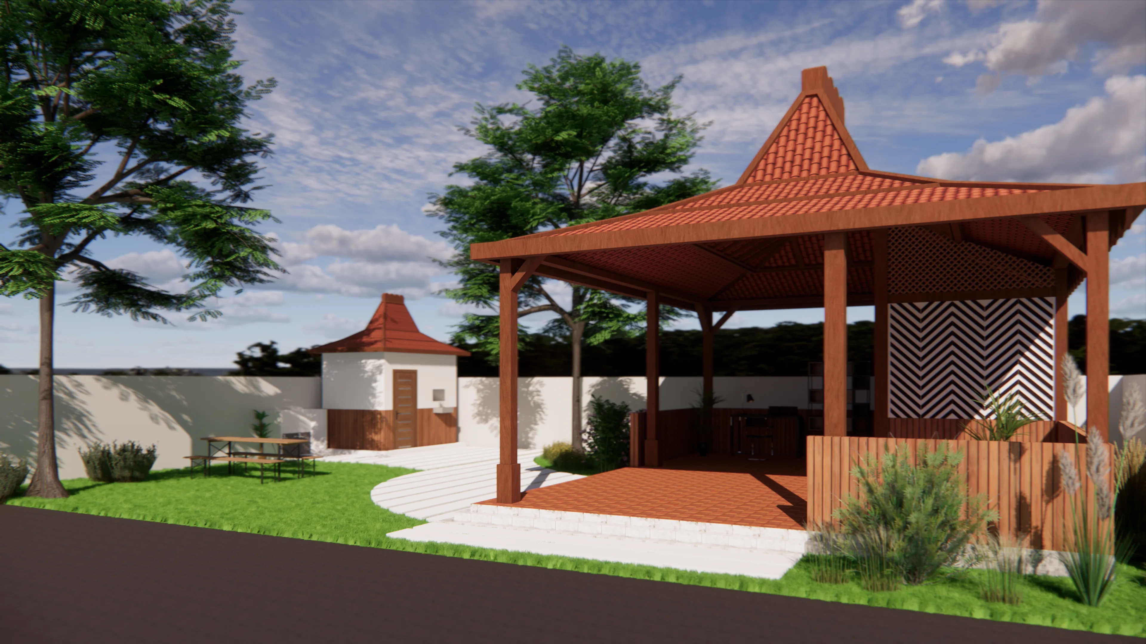 Modern Joglo Concept — render 1