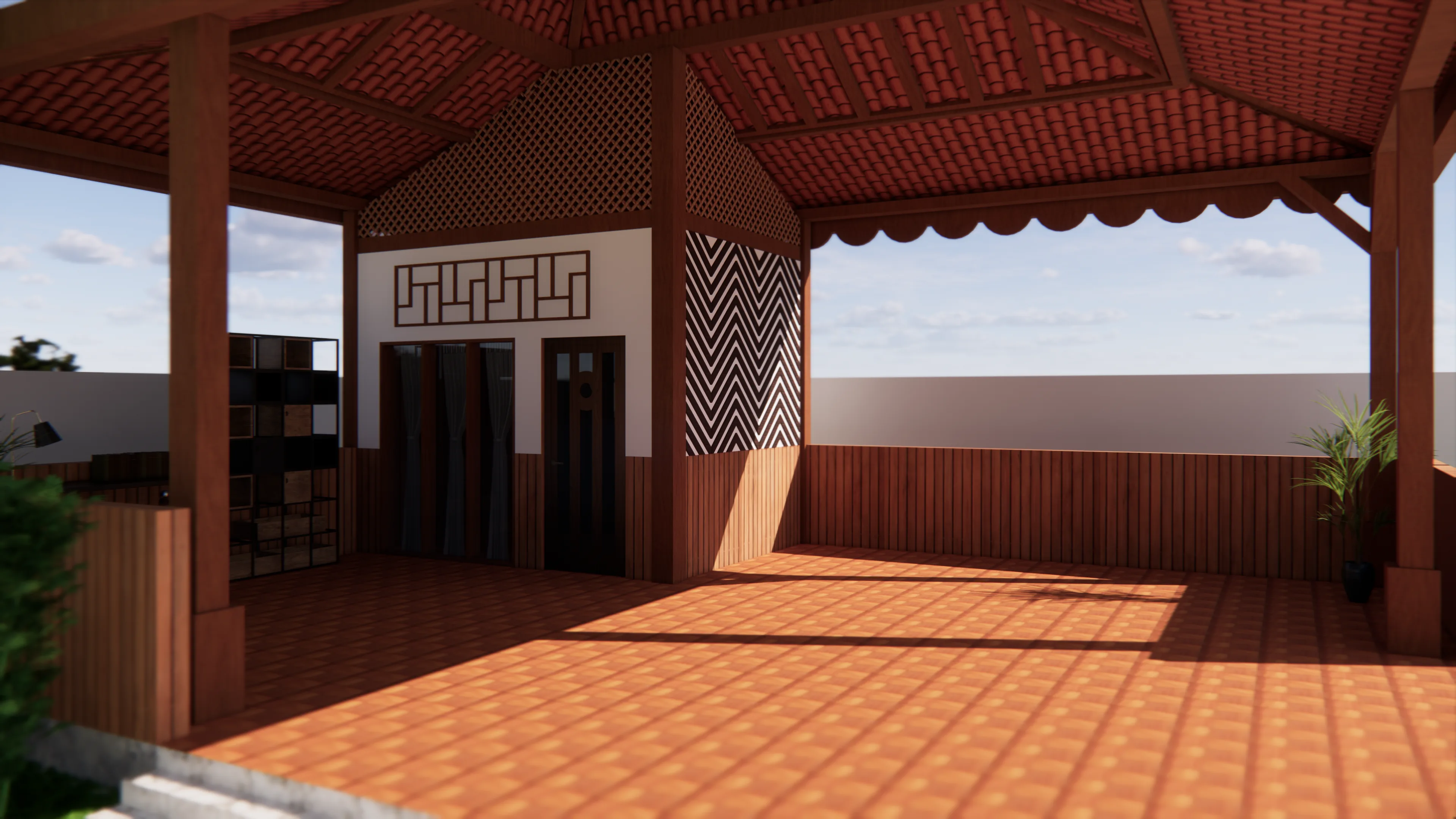 Modern Joglo Concept — render 2